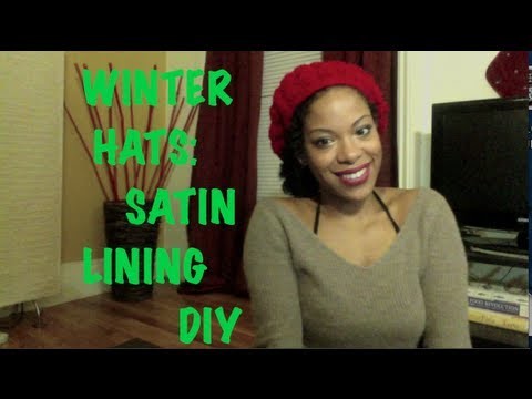 Easy Winter Hat Lining DIY to Prevent Hair Dryness for Naturals
