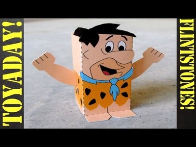 Fred Flintstone (The Flintstones) - Fun Paper Toy DIY!
