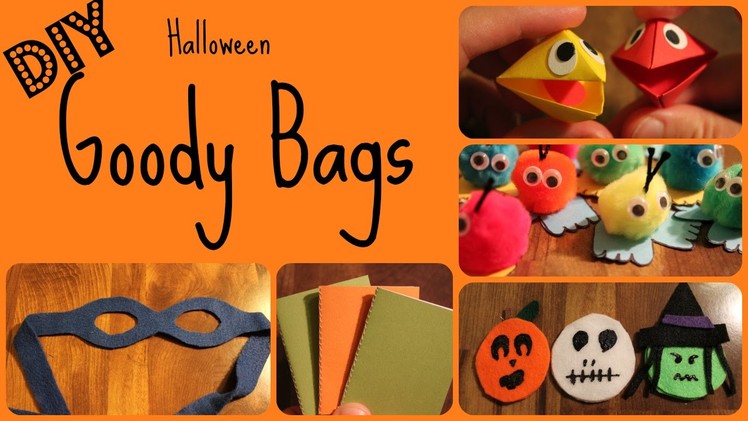 Halloween Goody Bags : 5 Fun Crafts