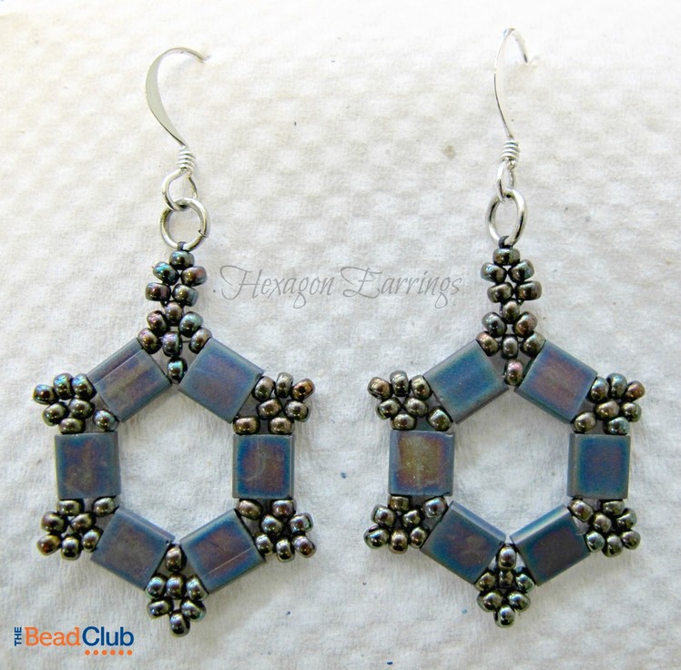 Hexagon Earrings Take 2