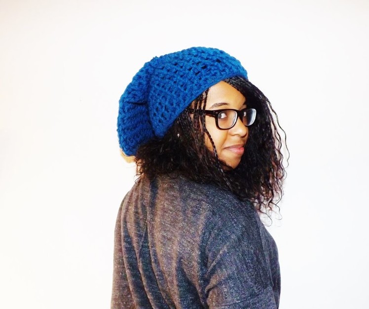 How to Crochet an Oversized Beanie