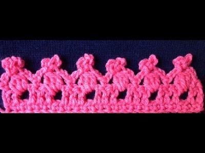 How to Crochet the Edge. Border Stitch Pattern #14 by ThePatterfamily