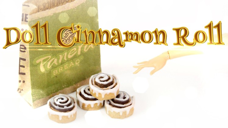 How to Make Doll Cinnamon Rolls - Doll Crafts