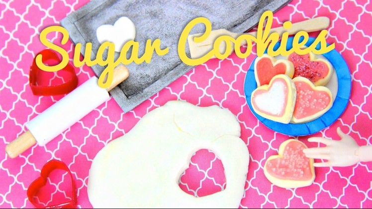 How to Make Doll Sugar Cookies - Doll Crafts