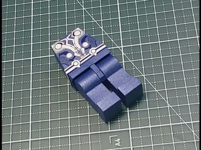 How to make Lego Thor Papercraft - 3. Leg