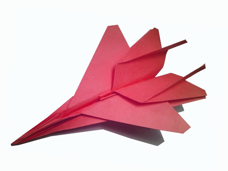 How to make Paper Jetfighter - Plane ( very easy ) : DIY Craft
