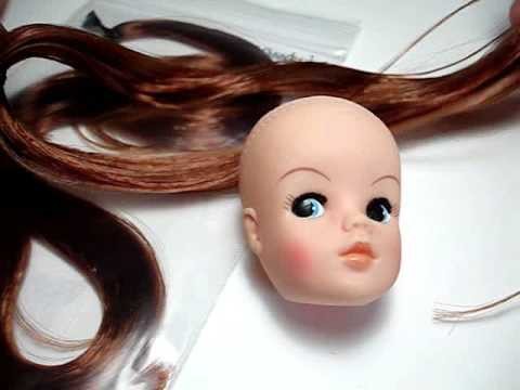 How to reroot a doll using the Knot Method