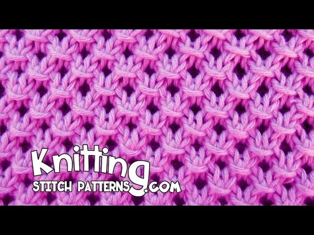 Knotted Openwork Stitch