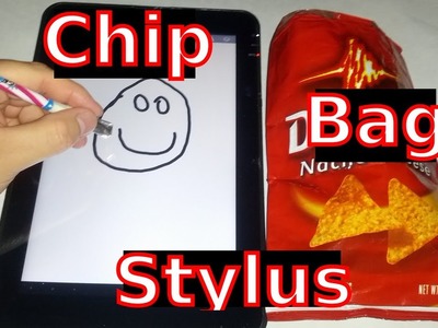 Make A Touchscreen Stylus With A Chip Bag (Works on Android & iPad)