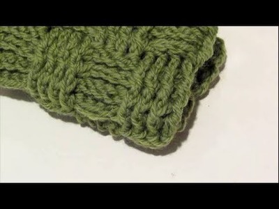 Make It Monday   Crochet Basket Weave