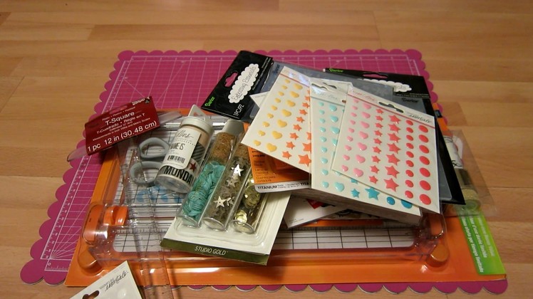 Medium Scrapbook Haul from JoAnn's and Tuesday Morning