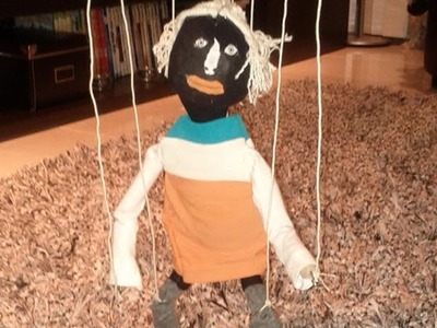 My first Marionette (string Puppet) for my kid (DIY)