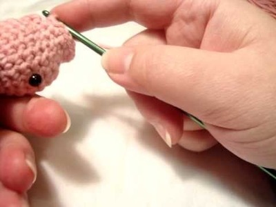 Nerdigurumi - amigurumi crochet tutorial project video 10 - Rows 13 - 15