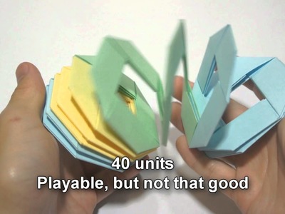 Origami Slinky - How many units do you need?