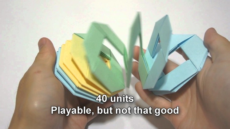 Origami Slinky - How many units do you need?
