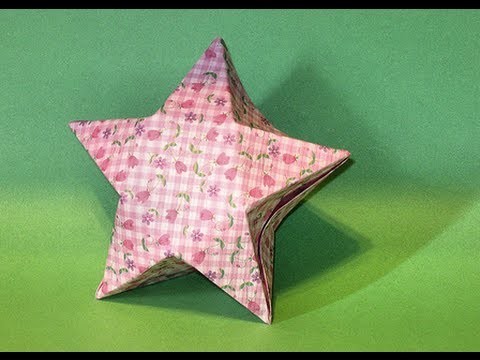 Origami Star Box. (Full HD)