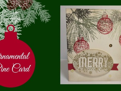 Ornamental Pine Card & Scrapbook Page