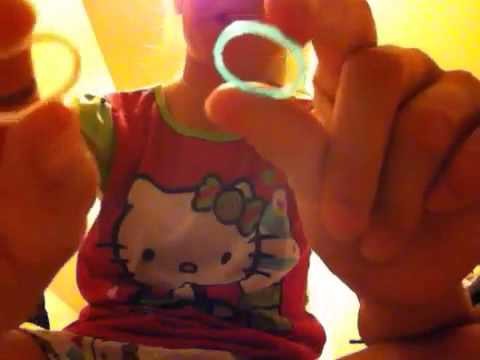 Rainbow Loom - how to make a single handmade bracelet