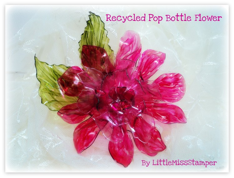 Recycled Pop Bottle Flower