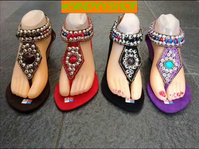 Sindyyshop Bali Beads Sandal Shoes New Design 2013