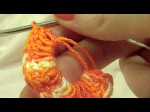 TUTORIAL ORECCHINI CUORE UNCINETTO(heart earrings crochet tutorial)
