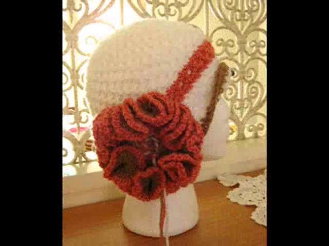 Vintage Crochet Cloche Hats