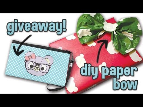 [ZAZZLE] DIY Wrapping Paper Bows + GIVEAWAY! [CLOSED]
