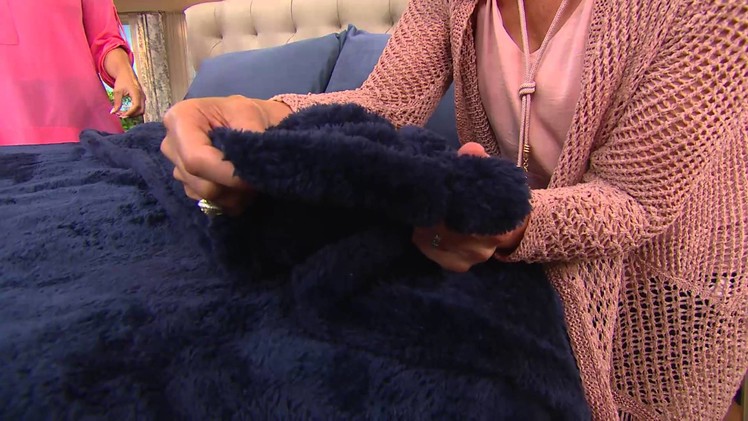Berkshire Blanket King Super Soft Oversized Plush Fluffie Blanket with Gabrielle Kerr