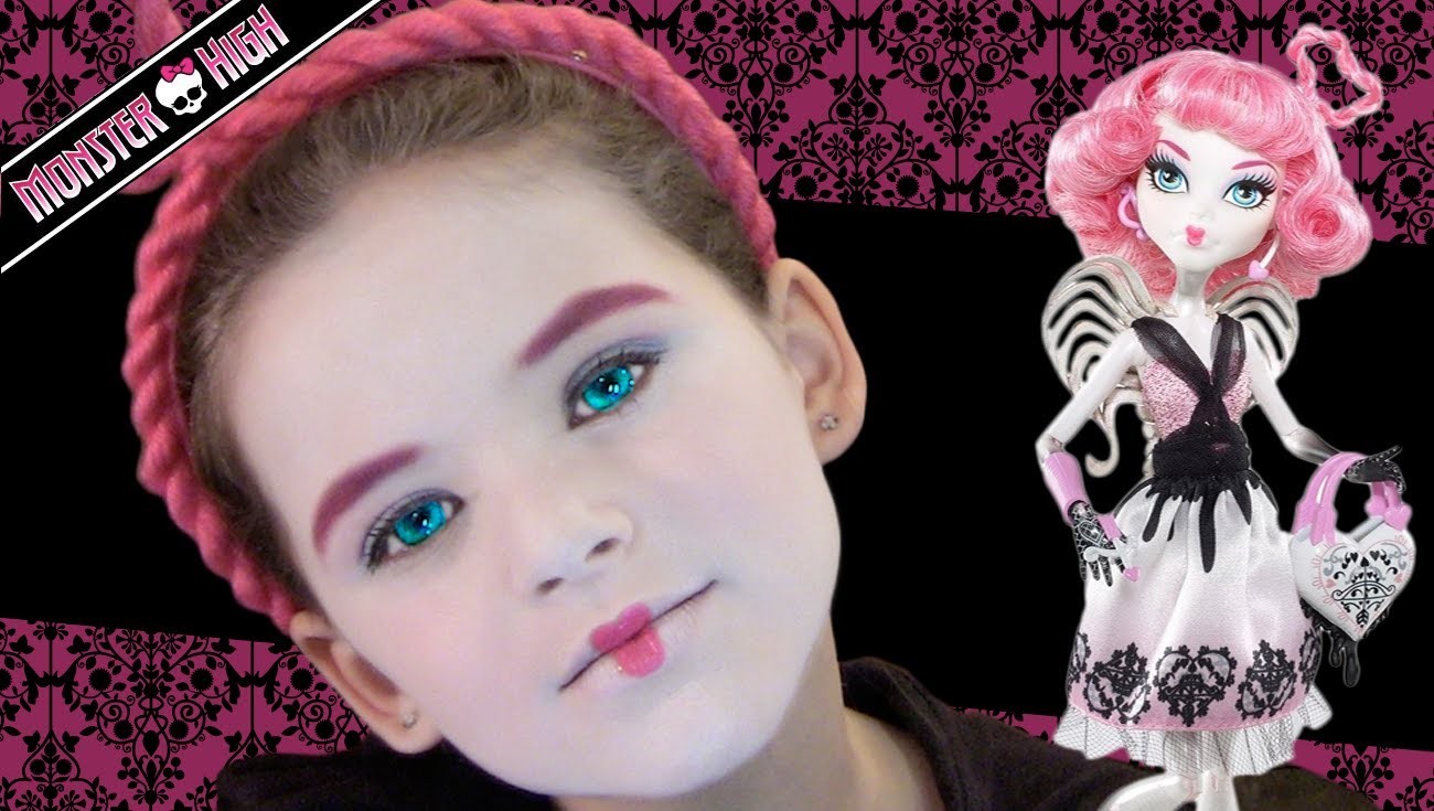 C A Cupid Monster High Doll Costume Makeup Tutorial Have you ever wanted to look like one of the ghouls from monster high? c a cupid monster high doll costume