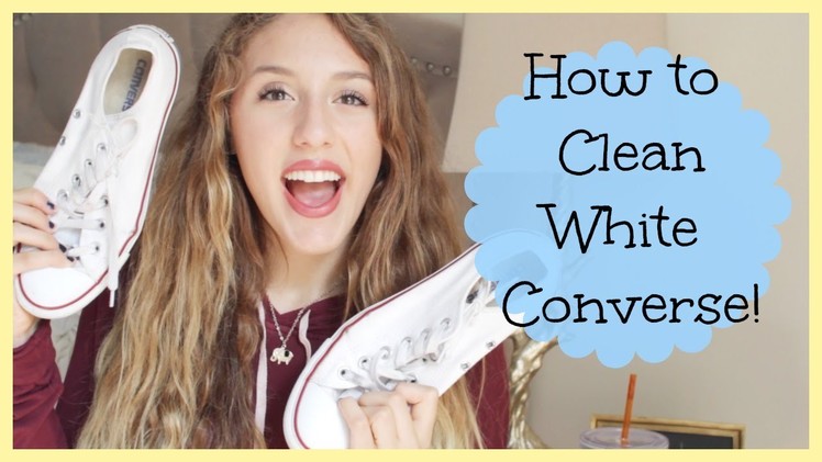 Easy Life Hack: How to Clean White Converse!