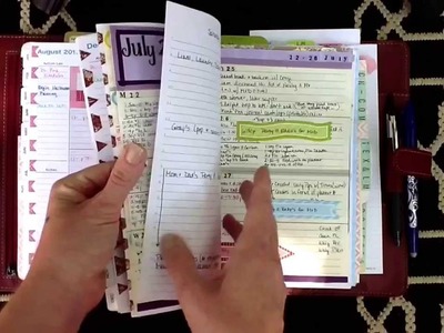 Filofax. Day-Timer.Franklin Covey Personal Organizer Set-up