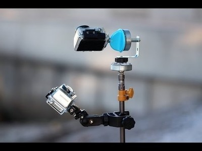 GoPro DIY Pan Tilt Time-lapse Rig Demonstration