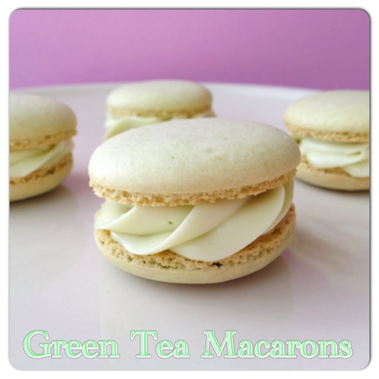 Green Tea Macaron Recipe. How to Make French Macarons