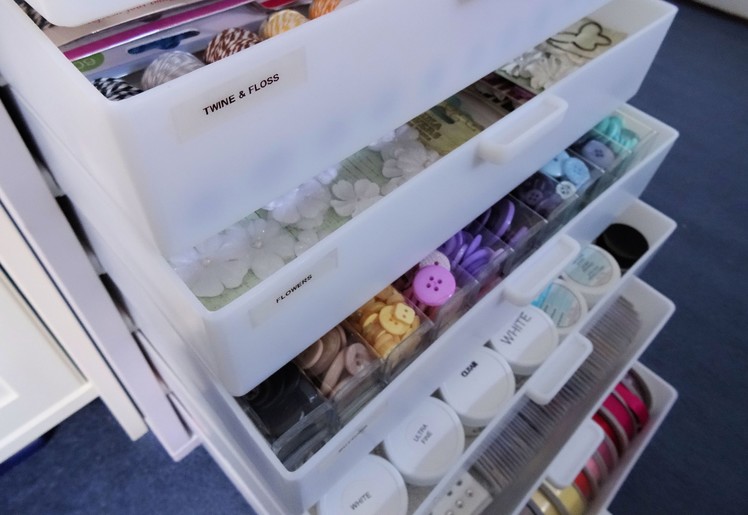 How I Store .  Embellishments | The Card Grotto