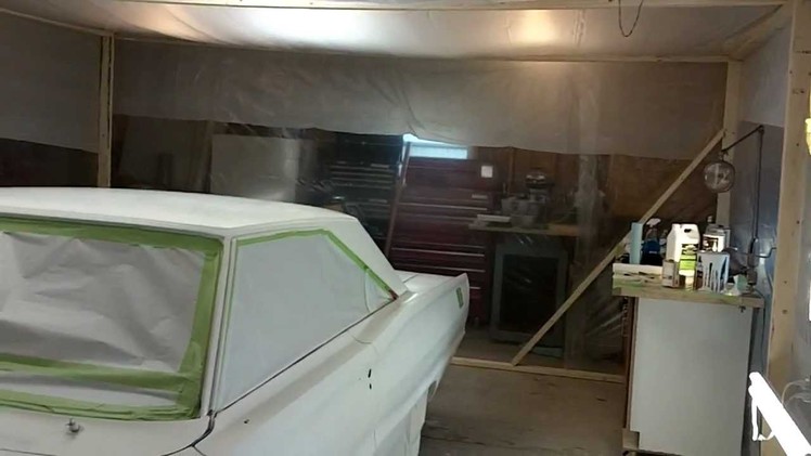 How to build a paint booth for your car.