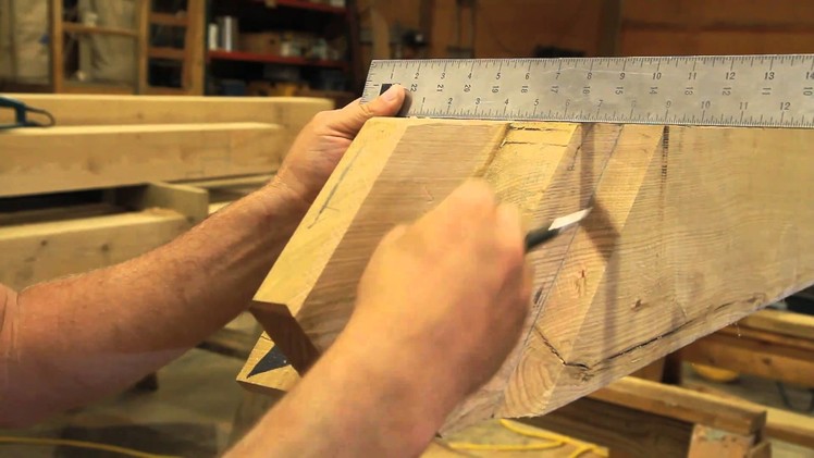 HOW TO CUT AND HAND TOOL FINISH A TENON FOR A TIMBER FRAME HOME
