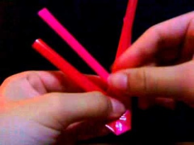 How to fold a straw heart