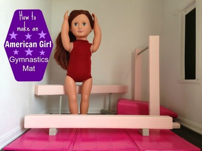 How to make a Gymnastics Mat for your American Girl Doll