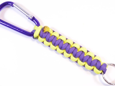 How to Make a Key Chain Lanyard from Paracord - Cobra Weave - BoredParacord