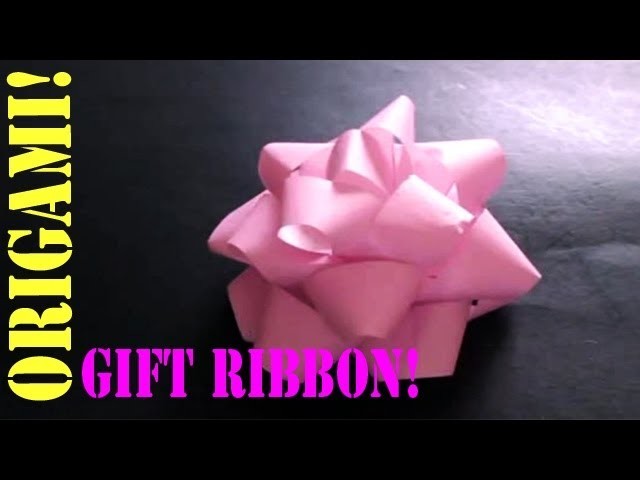 How to make a Paper Gift Wrapping Ribbon!