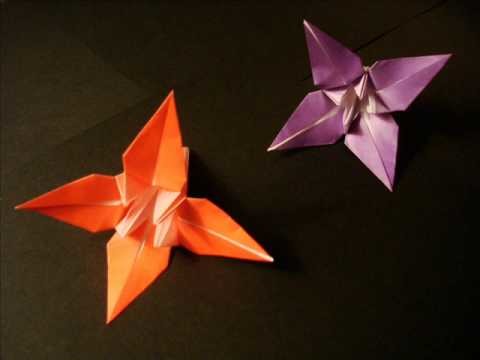 How to make an EASY ORIGAMI FLOWER - Instructions