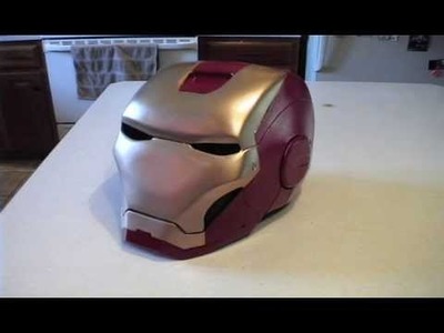 Iron Man Helmet Buildlog video