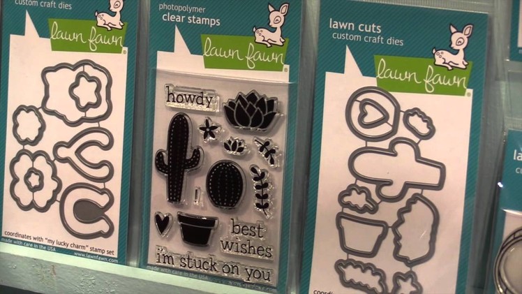 Lawn Fawn -  Stamps, Dies, and Ink Pads -  CHA 2015