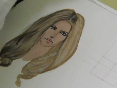 Lesson no.8,P.1 - HAIRSTYLE, Fashion Drawing