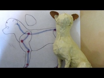 Making a Wire Armature for a Paper Mache Chihuahua