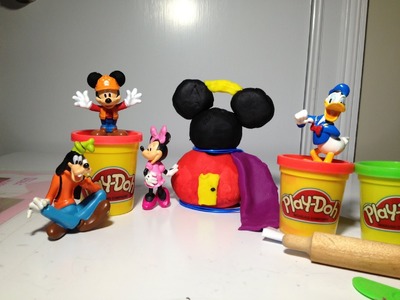 MICKEY MOUSE CLUBHOUSE Disney Play-Doh How to Make a Light Up Mickey Mouse Clubhouse Video Parody