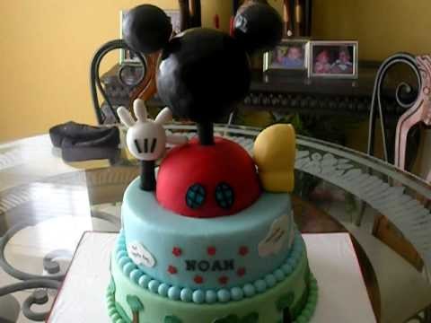 My 8th cake. Mickey Mouse clubhouse theme.