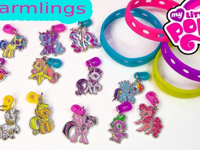 My Little Pony Charmlings and Bracelet MLP Pop on Charms Charmbracelet Jewelry Toy Review Unboxing