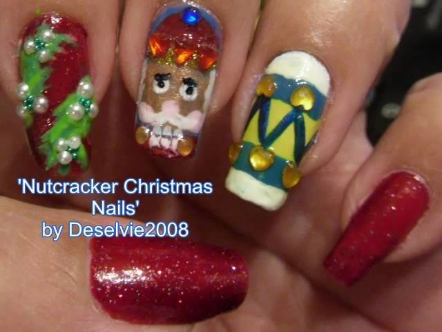 Nutcracker Christmas Nails - Entry to Meliney's Nail Art Contest