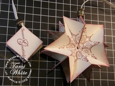 Pop Up WOW Ornament featuring Stampin' Up stamps